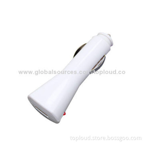 New Arrival Unique Design 5V/1A Car Charger for Mobile Phones with 12-24V DC Input Voltage